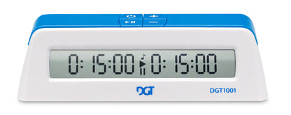 DGT 1001 chess clock in white