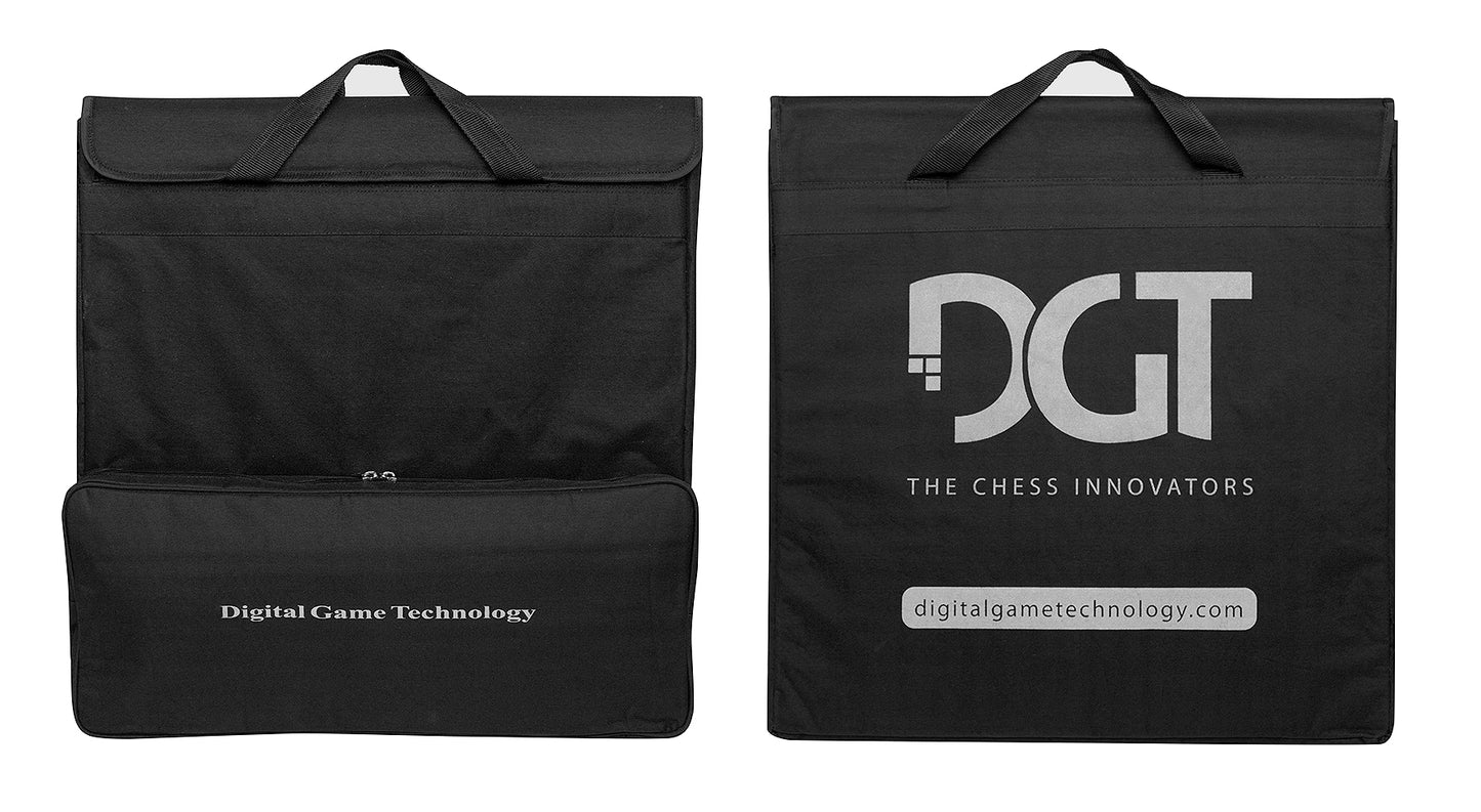DGT carrying bag in black for board, pieces and clock