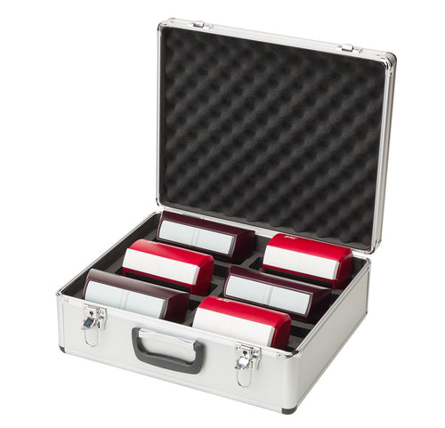 DGT aluminium storage case for ten chess clocks