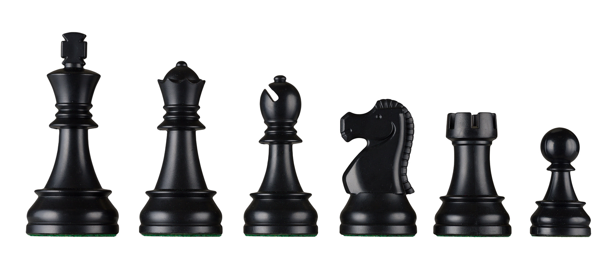 DGT plastic Staunton chess pieces, 86 mm king