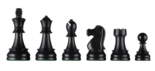DGT plastic Staunton chess pieces, 86 mm king