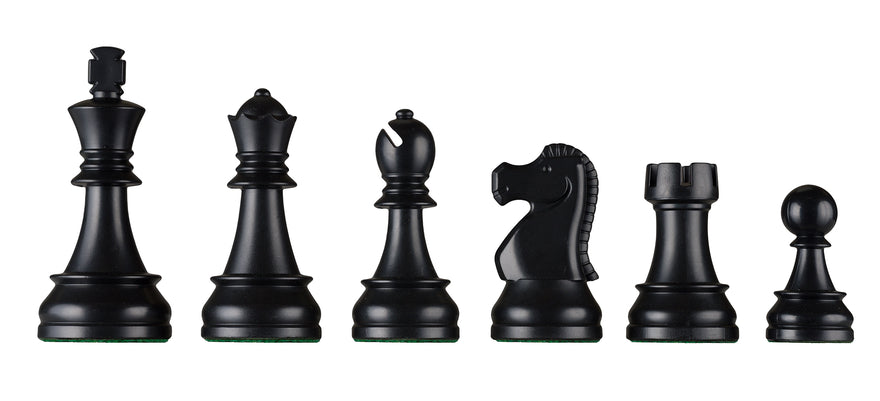 DGT plastic Staunton chess pieces, 86 mm king